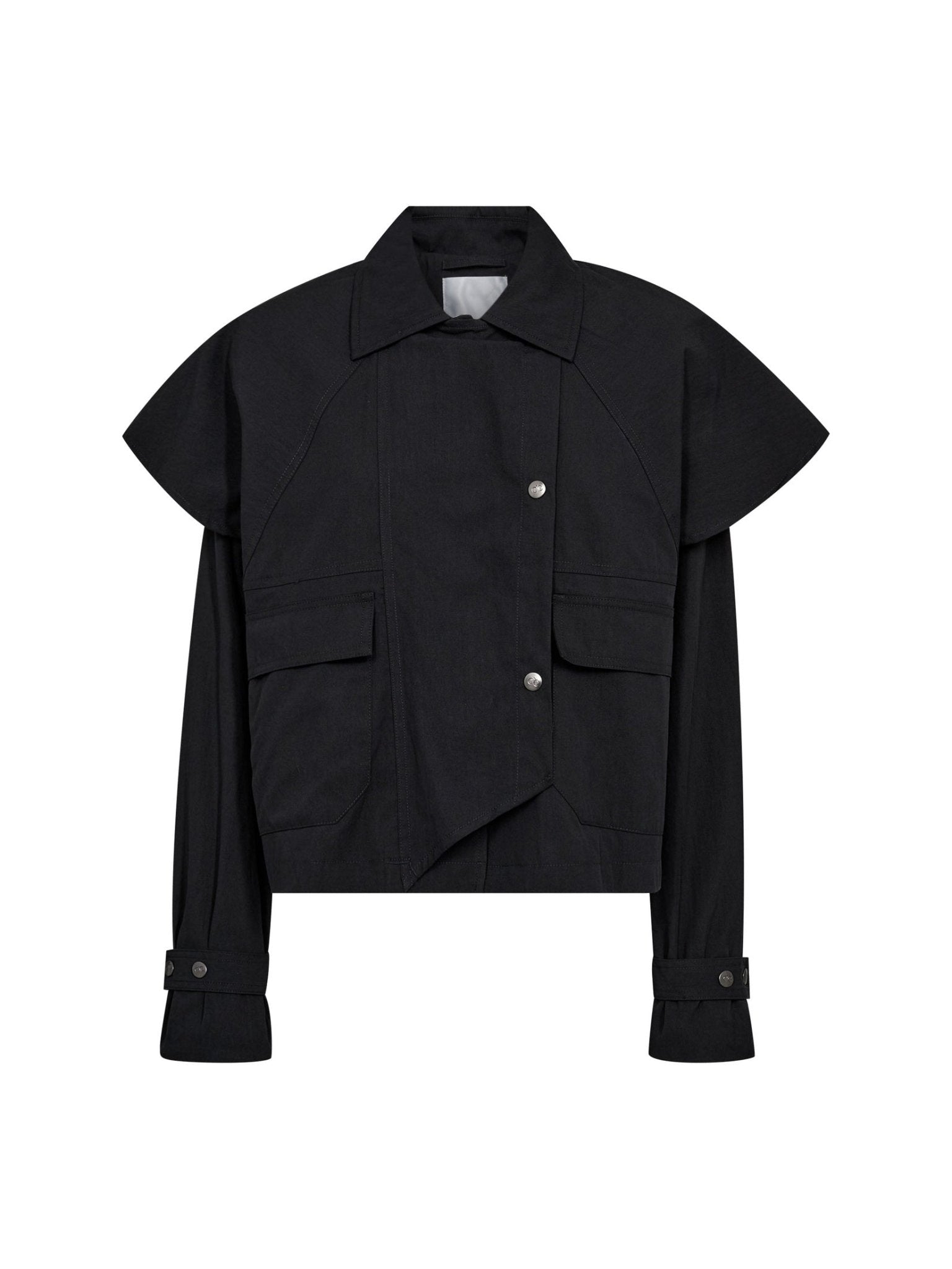 KeshaCC Cape Jacket - Black - Co'couture