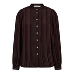 KesiCC Lace Shirt - Dark Brown - Co'couture
