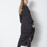 KesiCC Pleat LS Dress - Black - Co'couture