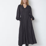 KesiCC Pleat LS Dress - Black - Co'couture