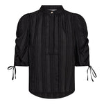 KesiCC SS Puff Blouse - Black - Co'couture
