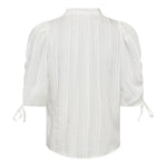 KesiCC SS Puff Blouse - White - Co'couture