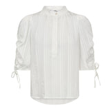 KesiCC SS Puff Blouse - White - Co'couture