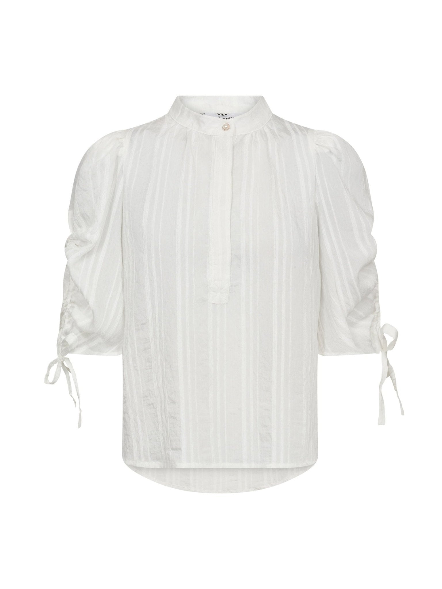 KesiCC SS Puff Blouse - White - Co'couture