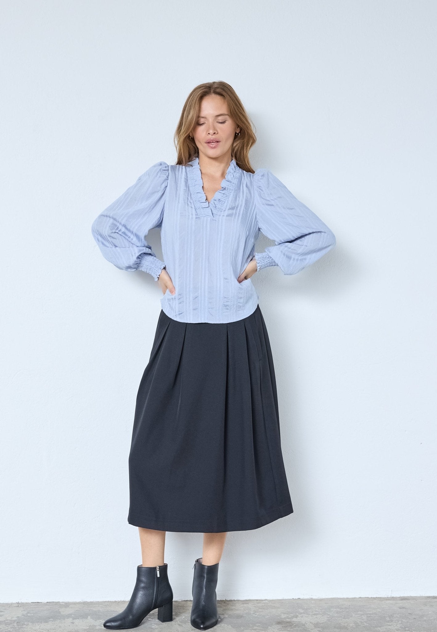 KesiCC V - Blouse - Pale Blue - Co'couture