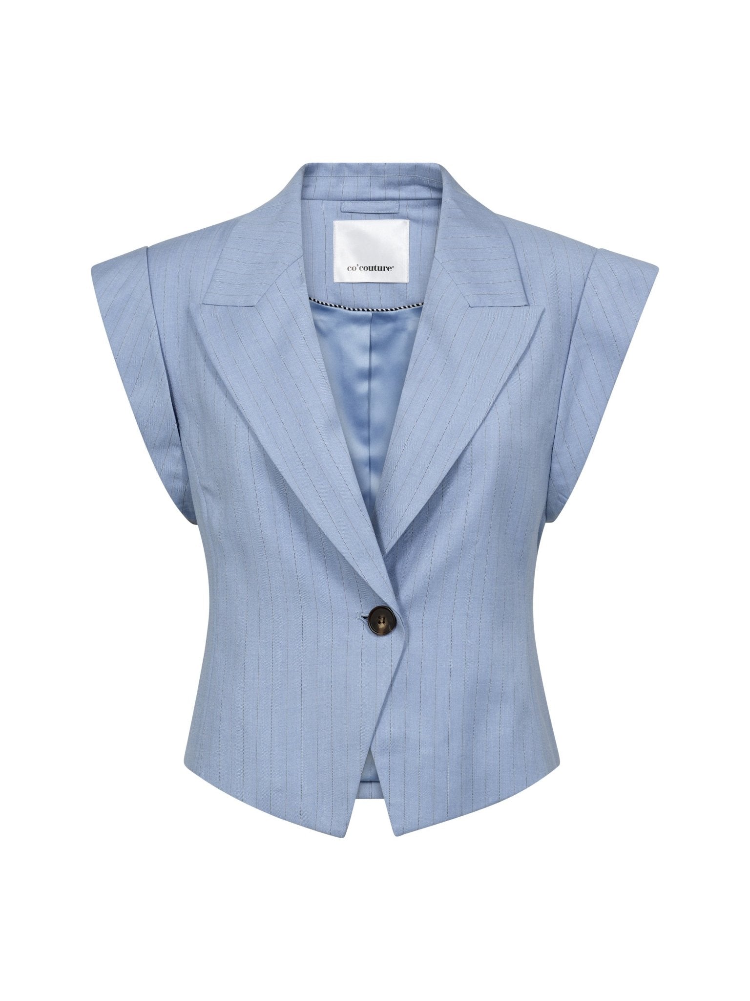 KianaCC Pin Vest - Pale Blue - Co'couture