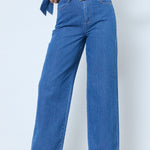 KimmyCC Belt Jeans - Dark Denim - Co'couture