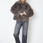 KitaCC Furry Jacket - Walnut - Co'couture