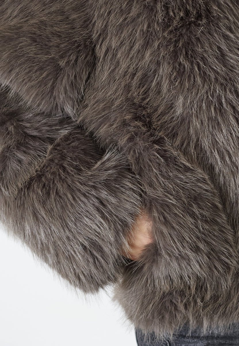 KitaCC Furry Jacket - Walnut - Co'couture