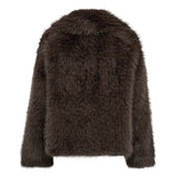 KitaCC Furry Jacket - Walnut - Co'couture