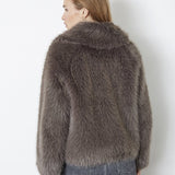 KitaCC Furry Jacket - Walnut - Co'couture