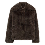 KitaCC Furry Jacket - Walnut - Co'couture