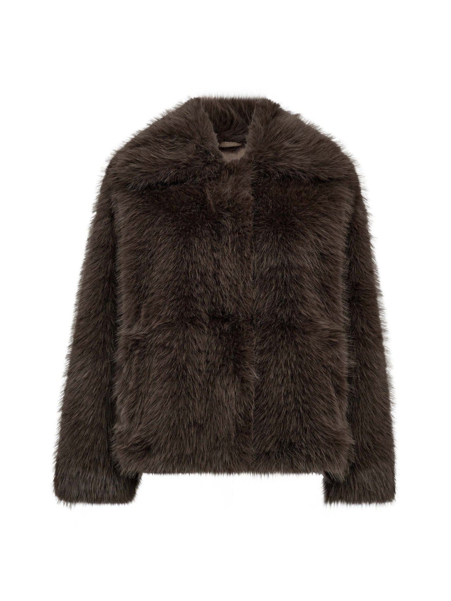 KitaCC Furry Jacket - Walnut - Co'couture