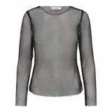 KrystalCC Net Blouse - Black - Co'couture