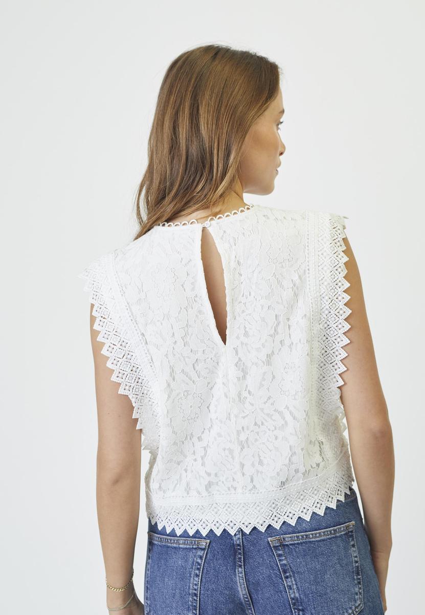 LanaCC Lace Top - White - Co'couture