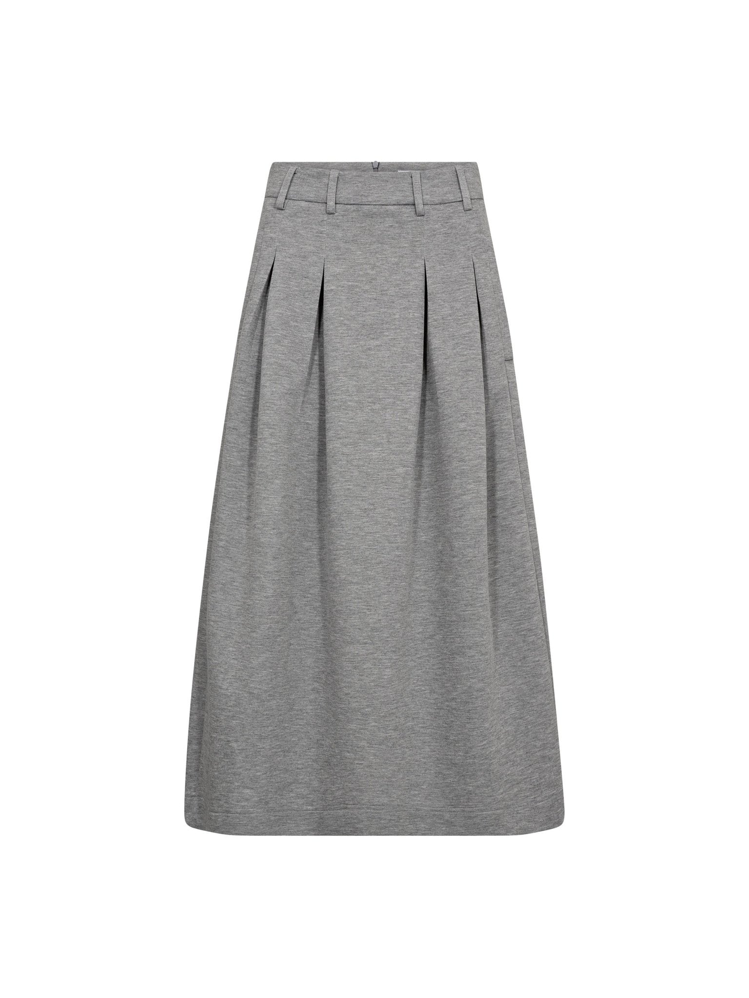 LanceCC Pleat Skirt - Grey Melange - Co'couture