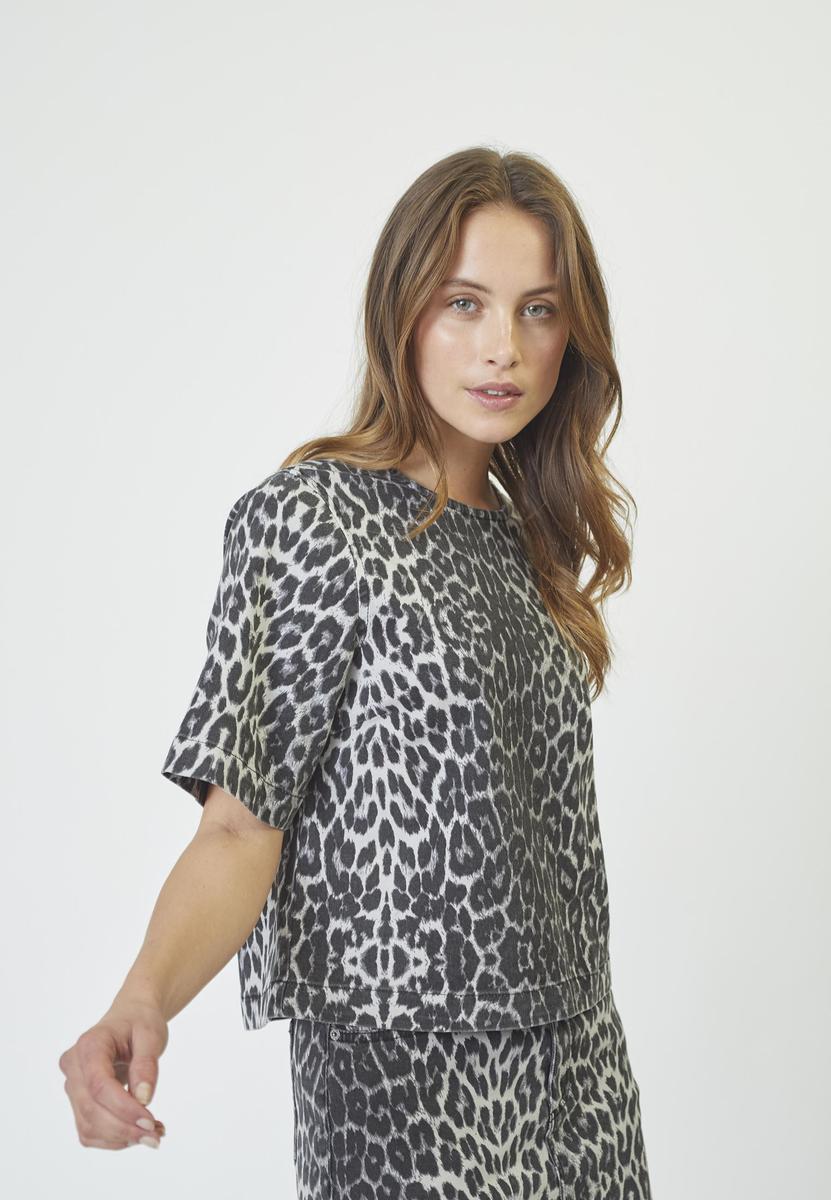 LeoCC Denim Blouse - Dark Grey - Co'couture