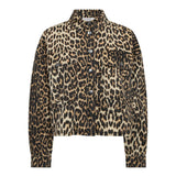 LeoCC Denim Crop Shirt - Khaki - Co'couture