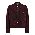 LeoCC Denim Crop Shirt - Winered - Co'couture