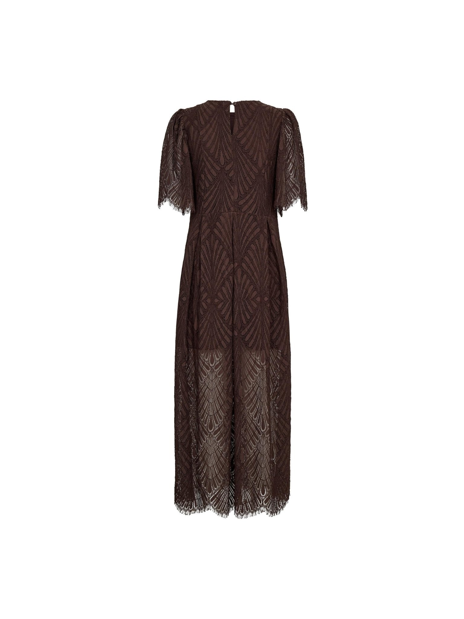 LetiCC Lace Maxi Dress - Dark Brown - Co'couture