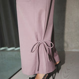 LiamCC String Pleat Pant - Old Rose - Co'couture
