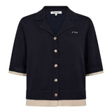 LueCC Crop Cardigan - Navy - Co'couture