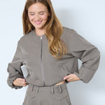 LunaCC Balloon Zip Jacket - Walnut - Co'couture