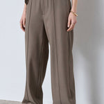 LunaCC Belt Crease LL Pant - Walnut - Co'couture