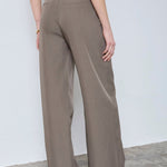 LunaCC Belt Crease LL Pant - Walnut - Co'couture