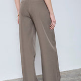 LunaCC Belt Crease LL Pant - Walnut - Co'couture