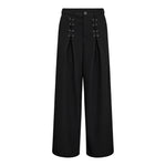 LunaCC Eyelet Wide Pant - Black - Co'couture