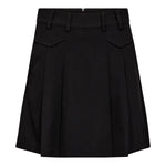 LunaCC Pocket Pleat Mini Skirt - Black - Co'couture