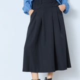 LunaCC Pocket Pleat Skirt - Black - Co'couture