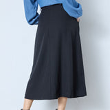 LunaCC Pocket Pleat Skirt - Black - Co'couture
