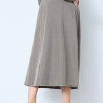 LunaCC Pocket Pleat Skirt - Walnut - Co'couture