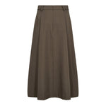 LunaCC Pocket Pleat Skirt - Walnut - Co'couture