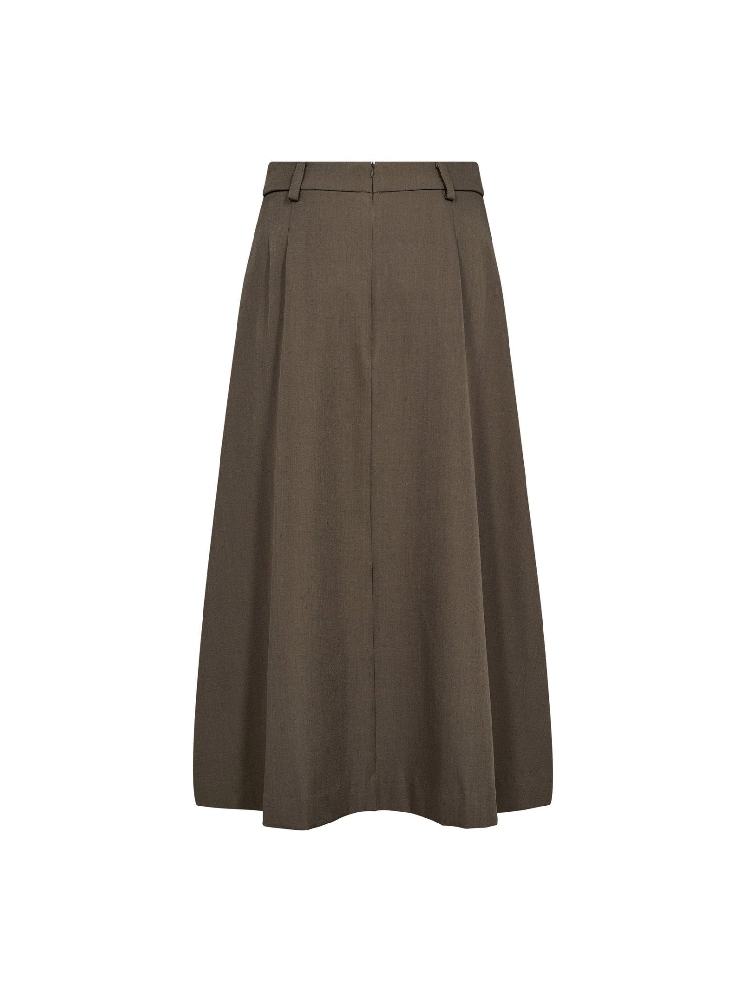LunaCC Pocket Pleat Skirt - Walnut - Co'couture