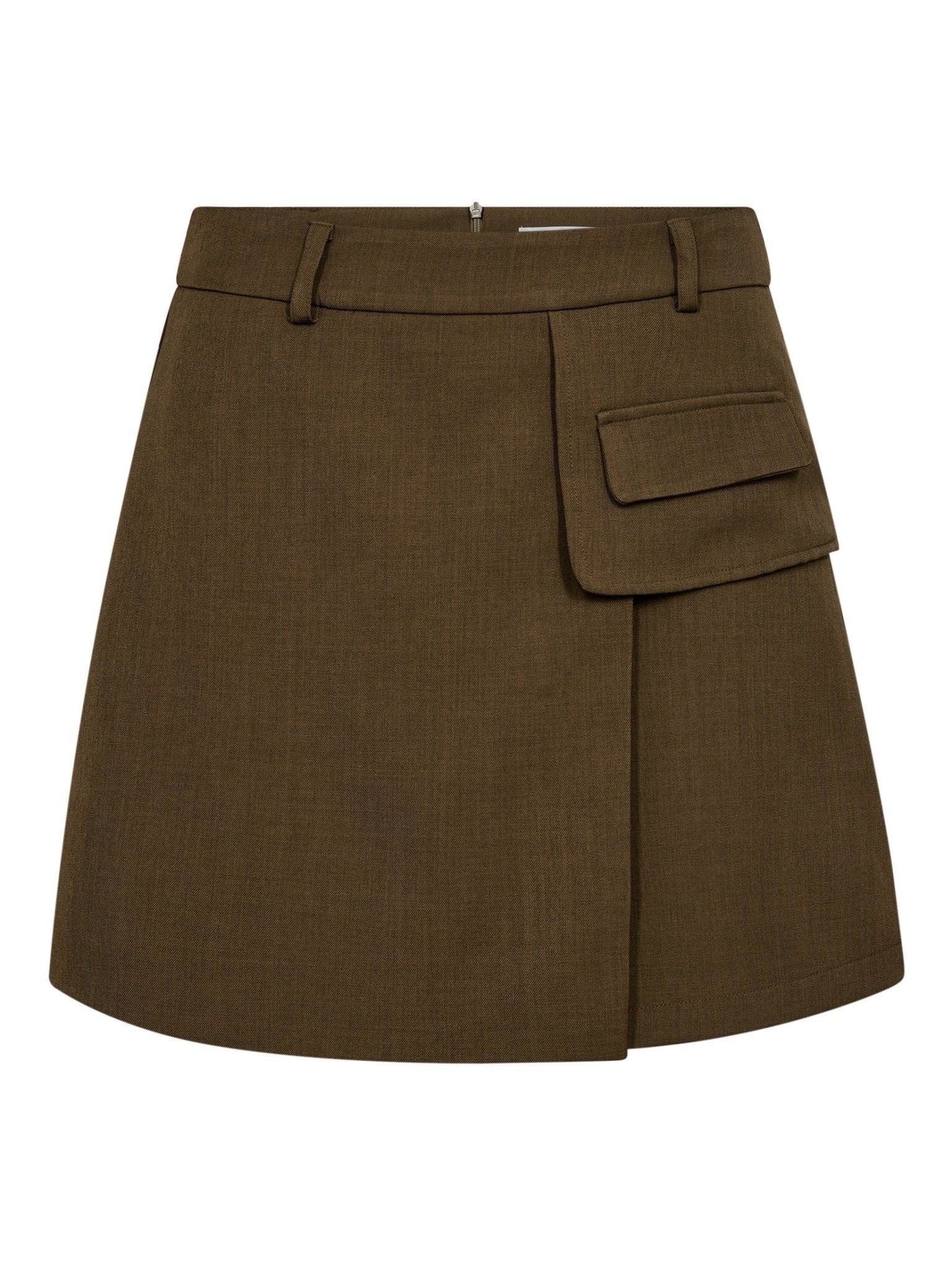 LunaCC Pocket Skirt - Military Olive - Co'couture