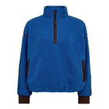 MadinCC Fleece Anorak - New Blue - Co'couture