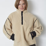 MadinCC Fleece Anorak - Sand - Co'couture