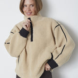 MadinCC Fleece Anorak - Sand - Co'couture