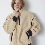 MadinCC Fleece Anorak - Sand - Co'couture