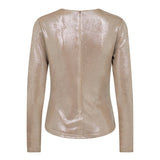 MargotCC Drape Blouse - Champagne - Co'couture