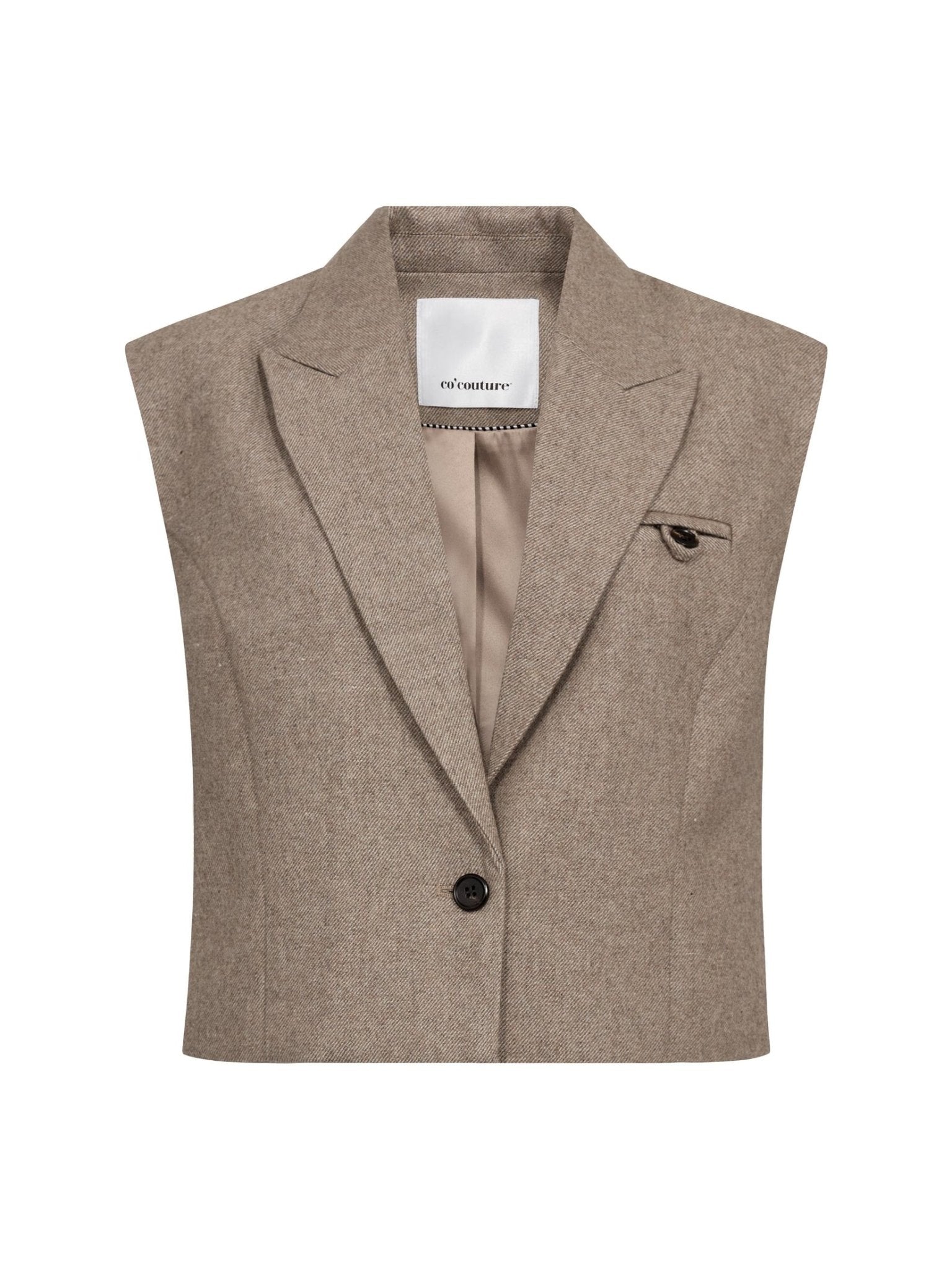 MeeraCC Vest - Walnut - Co'couture