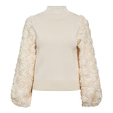 MerciaCC Rose Mix Knit - Bone - Co'couture