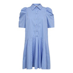 MicaCC Stripe SS Shirt Dress - Pale Blue - Co'couture