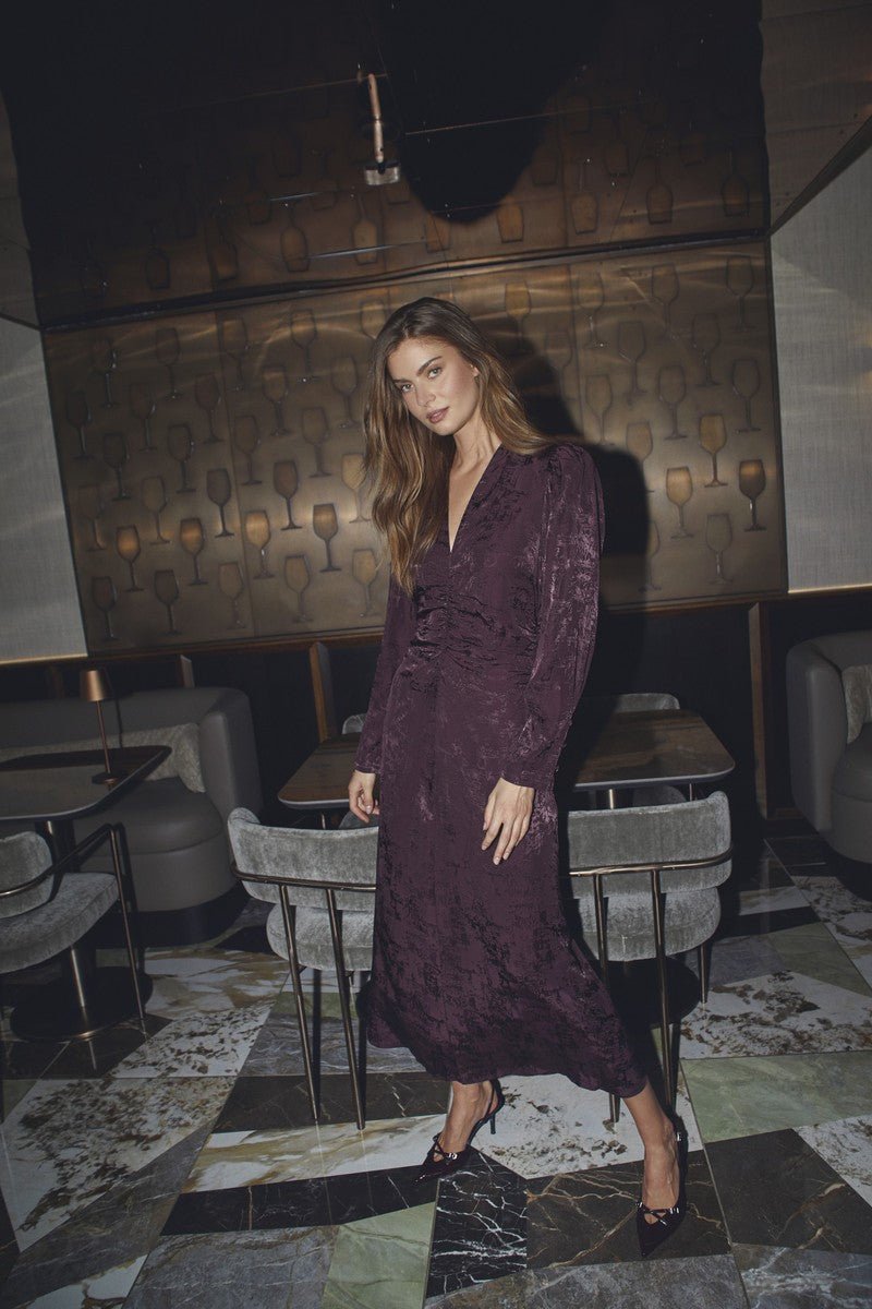 MikoCC Cocktail Dress - Plum - Co'couture