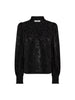 MikoCC V-Blouse - Black