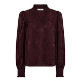 MikoCC V - Blouse - Plum - Co'couture