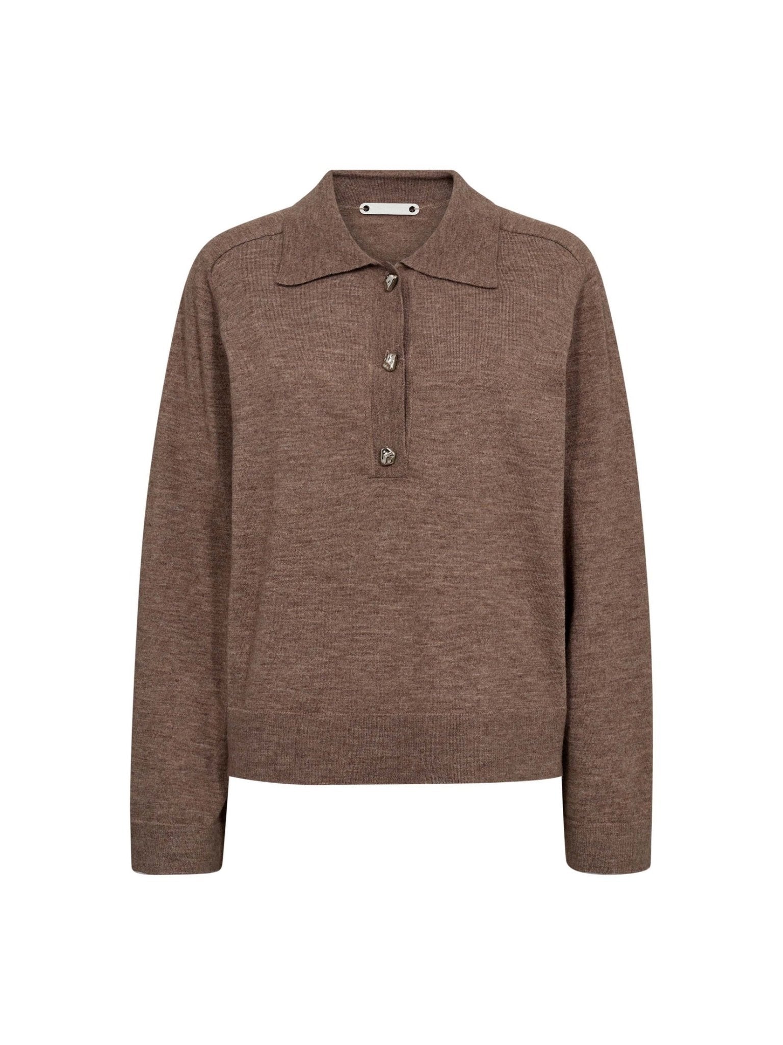 MilaCC Polo Knit - Walnut - Co'couture